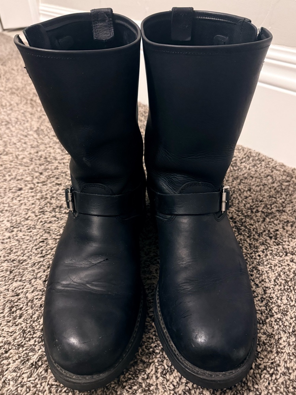 Men’s Frye Engineer Boots Black Size 13